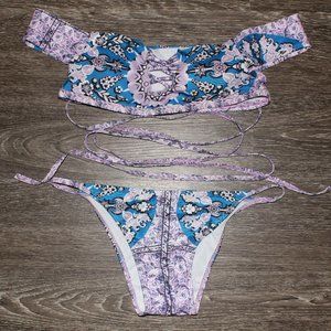 Zaful Swim Wrap Around Bikini Set Size M